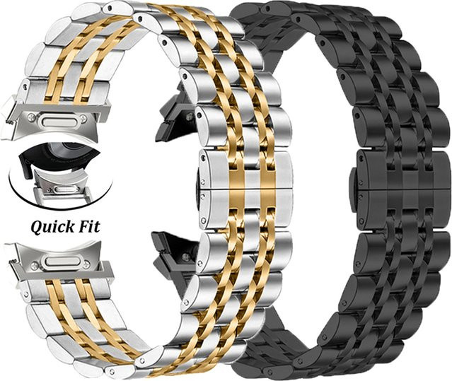 jansin Uhrenarmband Edelstahl, Silber, Unisex - Bild 1
