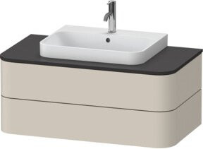 Duravit Waschtischunterschrank Happy D.2 Plus in Beige Tau matt, Wandhängend, B/T: 100 x 55 cm - Bild 1