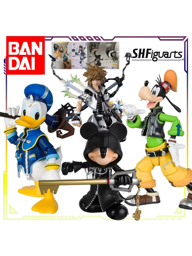 BANDAI Kingdom Hearts Sora Final Form & Donald Duck, Actionfiguren-Set - Bild 4