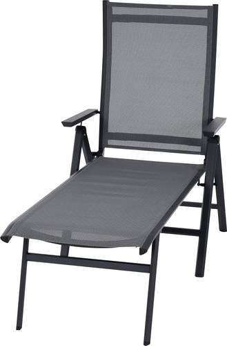 Siena Garden Klappliege Tauro aus Aluminium mit Textilene in Anthrazit Matt, B/T/H: 182 x 69 x 113 cm - Bild 3