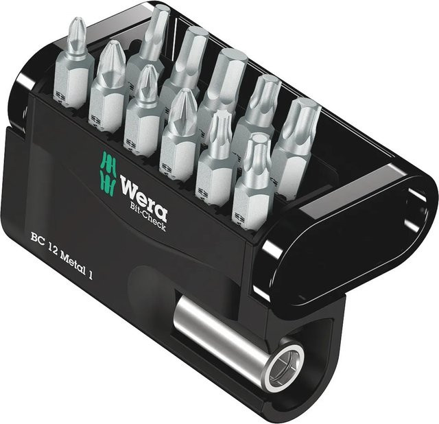 Wera Bit-Check Metall 12-teiliges Schraubendreher-Bit-Set in Schwarz - Bild 1