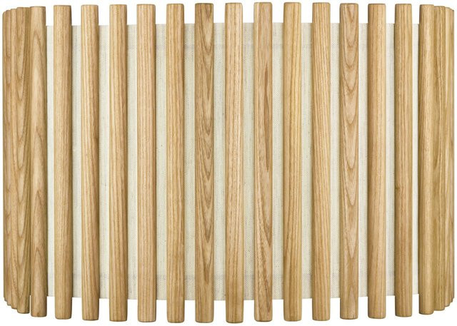 UMAGE Komorebi Large Hängeleuchte aus Eiche und Polyester in Beige - Bild 1