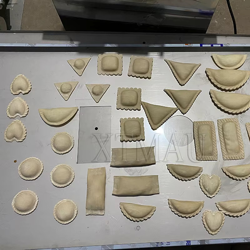 XTMAU Automatische Samosa-Maschine aus Edelstahl in Silber für Ravioli, Frühlingsrollen und Teigtaschen (220V/110V) - Bild 4