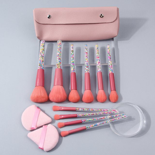 KOSSHOW Make-up-Pinsel-Set, 13-teilig, mit Puderquaste und Aufbewahrungstasche, Unisex - Bild 1