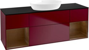 V&B Waschtischunterschrank Finion mit Wandbeleuchtung, Breite: 160 cm, Höhe: 50,1 cm, Tiefe: 50,1 cm - Bild 1