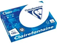 Clairefontaine Clairalfa Multifunktionspapier DIN A4, 160 g/m², 250 Blatt, Weiß, Satin-Finish - Bild 1