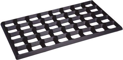 BJZ C-187 625 ESD-Montagegittermatte Schwarz, L x B x H: 61,0 x 37,0 x 2,0 cm - Bild 1