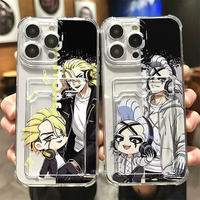 Funko D-Dr.STONE S-Senku Ishigami Kartenhalter-Hülle für iPhone 11 bis iPhone 17 Pro Max in Multicolour - Bild 1