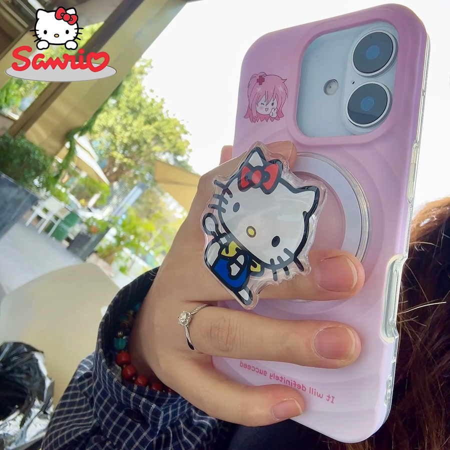 Sanrio Hello Kitty und Kuromi Acryl-Magnet-Handyhalter für MagSafe-Hüllen, niedlicher Phone GripTok - Bild 5