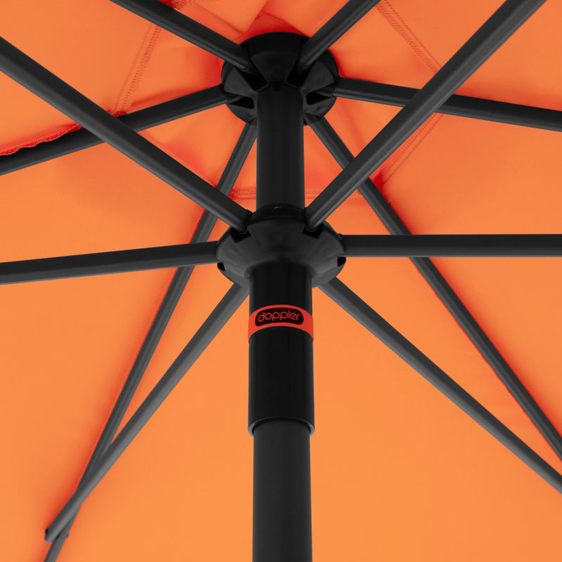 Doppler Sonnenschirm MyZone Orange mit Push-Up Mechanik, Durchmesser: 300 cm - Bild 3