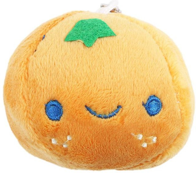 Yiran toy Obst Plüschtier Orange, Stofftier Schlüsselanhänger, ab 6 Jahren - Bild 1