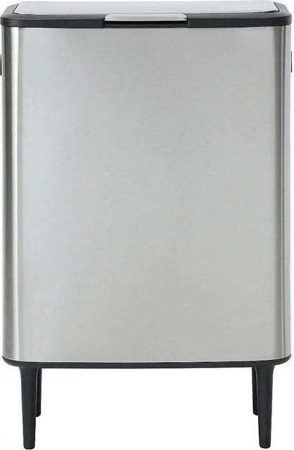 Küchenabfalleimer Dravik mit Pedal aus Edelstahl in Silber, Höhe: 53,4 cm - Bild 1