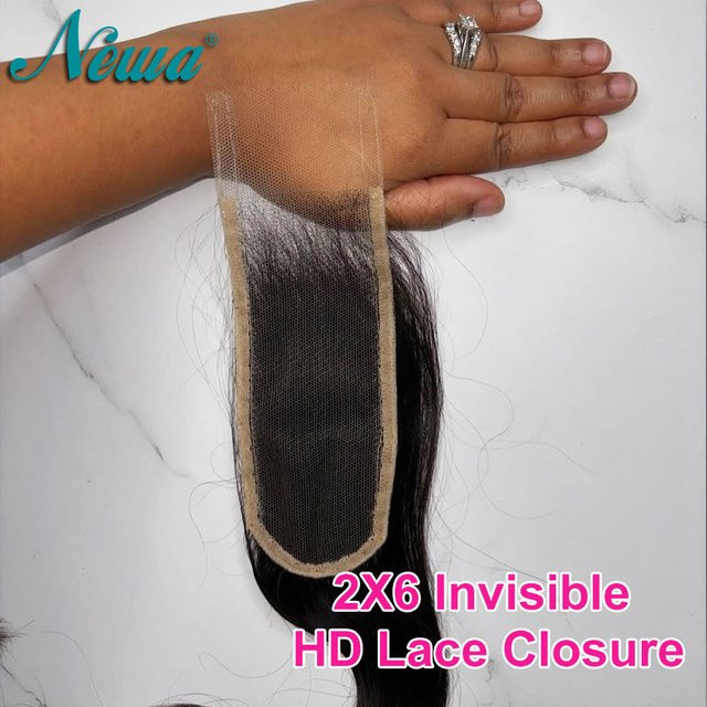 Newa Hair HD-Spitzenverschluss Echthaar 2x6, Damen - Bild 1