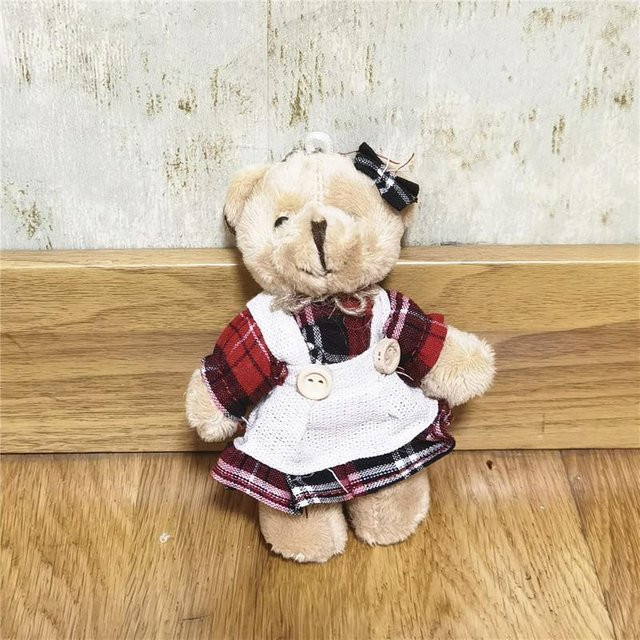 Linyi toy Bär Plüsch Spielzeug Schlüsselanhänger, bunt, Plüsch / Textil - Bild 1