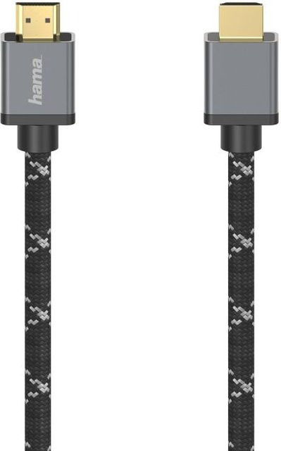 Hama Ultra High Speed HDMI Kabel 8K Stecker-Stecker in Schwarz und Grau, Länge: 2,0 m - Bild 1