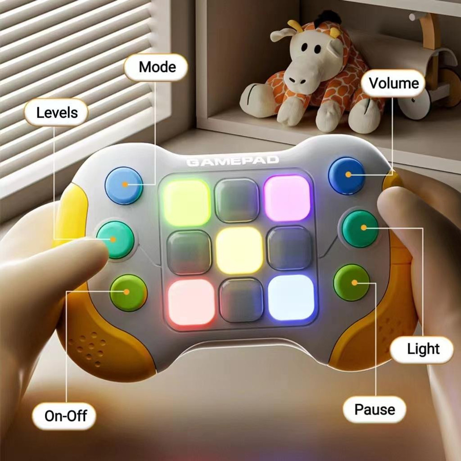Linyi toy Wackelpudding-Spiel Drücken Spielen blau mit Musik 3-6 Jahre - Bild 2