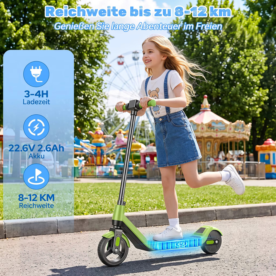 TODIMART T1 Elektroroller, ab 6 Jahre, Bunt / Mehrfarbig - Bild 7