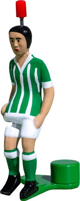 TIPP-KICK Top-Kicker Bremen Fußball Tabletop grün-weiß Metall Zink - Bild 1