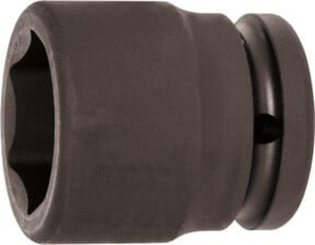 Ko-Ken IMPACT-Steckschlüsseleinsatz 6-kant, 3/4 Zoll, Schlüsselweite: 19 mm, Edelstahl, Schwarz - Bild 1