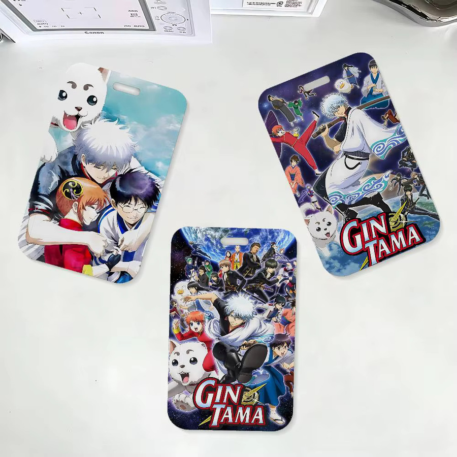 Anime G-Gintamas Ausweishalter mit Umhängeband für Büro und Schule in Multicolour - Bild 3