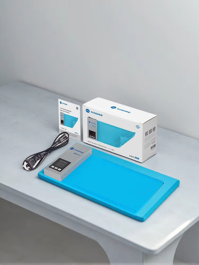 SUNSHINE LS3 Mini Heizplatte Tragbarer LCD-Bildschirm-Entferner und Trennwerkzeug für Handy- und Tablet-Reparaturen in Blau - Bild 2