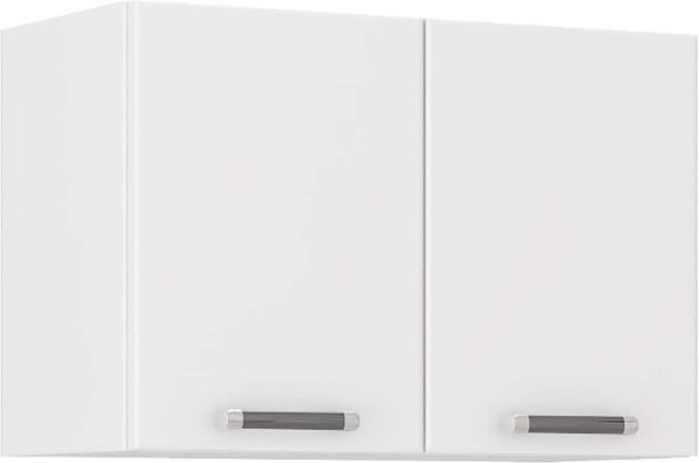 Küchen Hängeschrank Omega 240 Schwarz Weiss mit Einlegeboden Breite: 80 cm - Bild 1