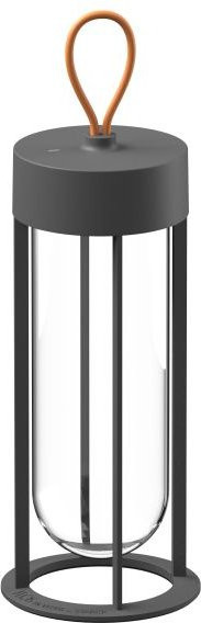 Flos In Vitro Unplugged Akkuleuchte, Tischleuchte aus Glas und Aluminium, Schwarz, dimmbar - Bild 1