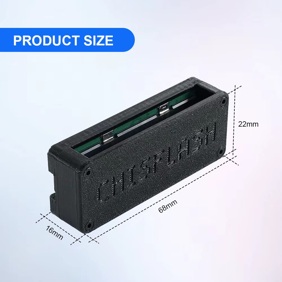 ChisFlash Brenner für GameBoy, GBC und GBA Patronenprogrammierer in Schwarz zur Unterstützung von Backup-ROMs und Game-Saves - Bild 2