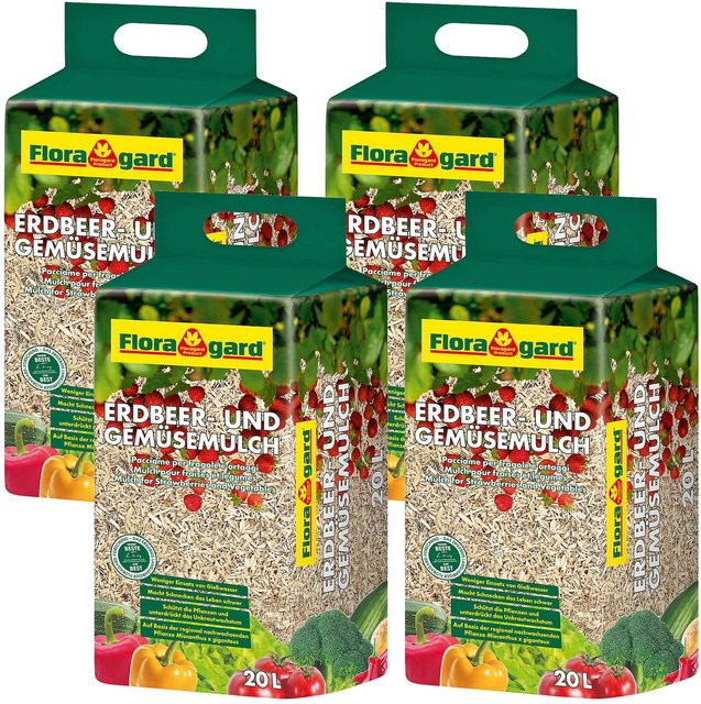 Floragard Erdbeer- und Gemüsemulch, 80 l - Bild 1