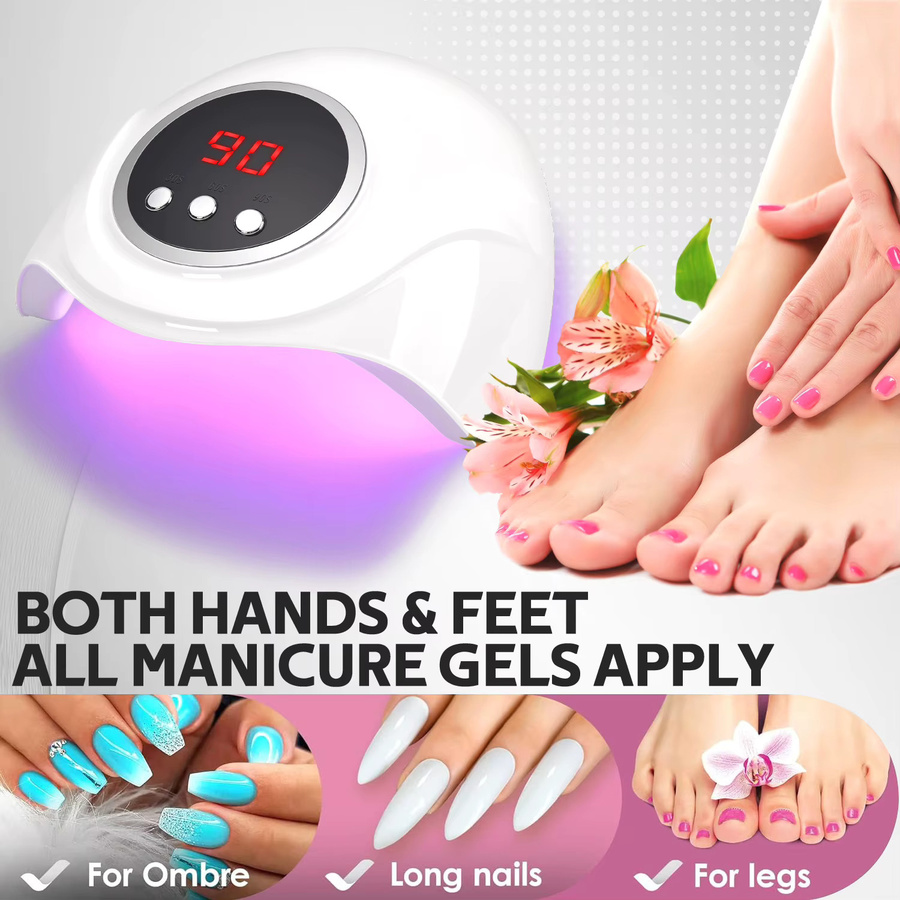 DianaBeauty UV LED Nagellampe, 72W, 24 LEDs, mit automatischer Erkennung - Bild 3