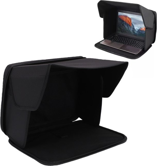 Aibecy Laptop Sonnenschutz und Privatsphären-Abdeckung für 12-14 Zoll in Schwarz - Bild 1