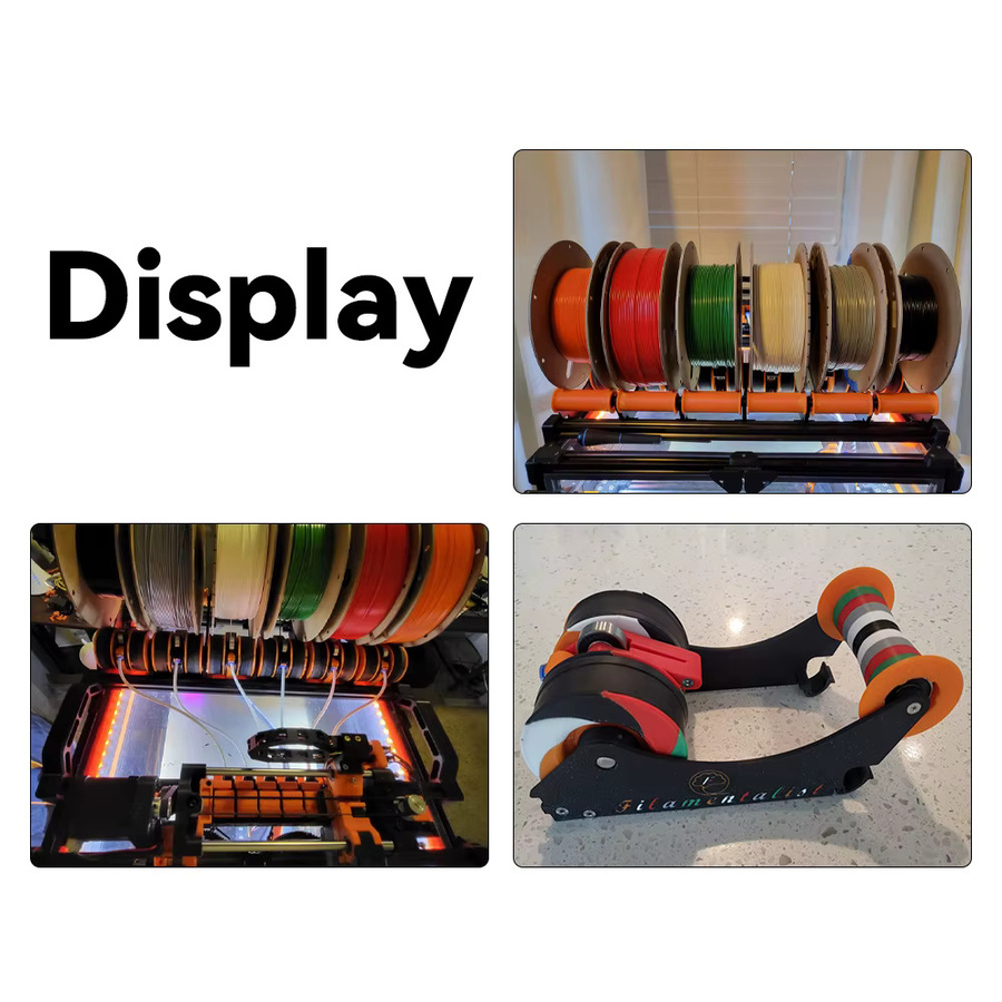 FYSETC Filamentalist Classic und FV3 Kit Passive Filament Driven Rewinder Multi-Material Unit für FDM-Drucker Multicolor - Bild 1