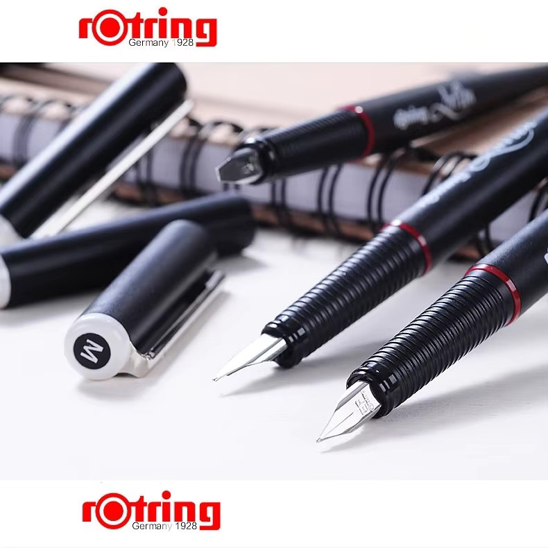 Rotring Art Pen Füllfederhalter in Schwarz für professionelles Skizzieren, Kalligraphie und technisches Zeichnen - Bild 4
