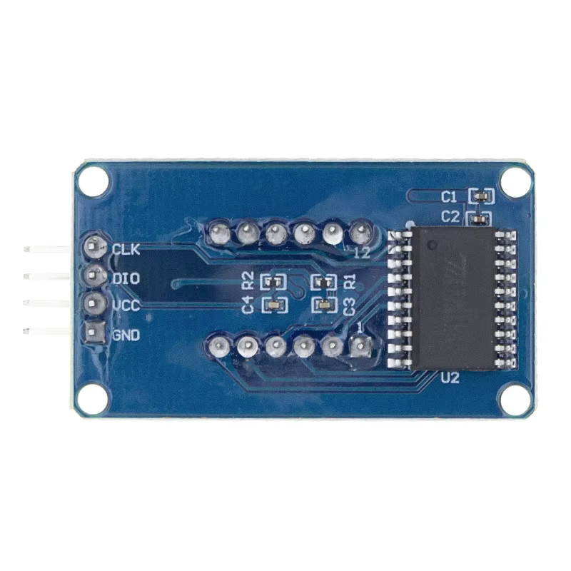TENSTAR TM1637 4-Bit Digital-LED-Anzeigemodul mit 7-Segment 0,36 Zoll Anzeige in Rot - Bild 2