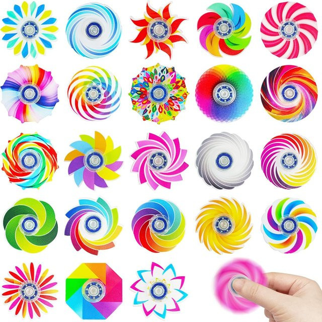 JK-ZMM Mini Fidget Spinners, 100-teiliges Set, multicolour - Bild 1