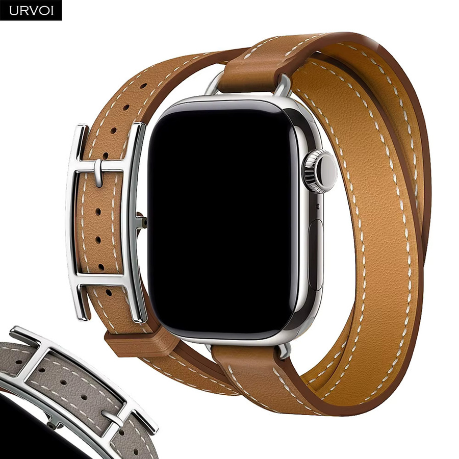 URVOI Uhrenarmband Leder, Mädchenarmband, 42 46 mm - Bild 4