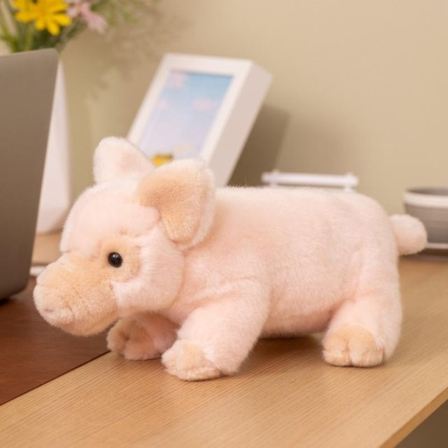 Yiran Health & Beauty Ferkel Plüschtier, Rosa, 16cm, ab 14 Jahren - Bild 1
