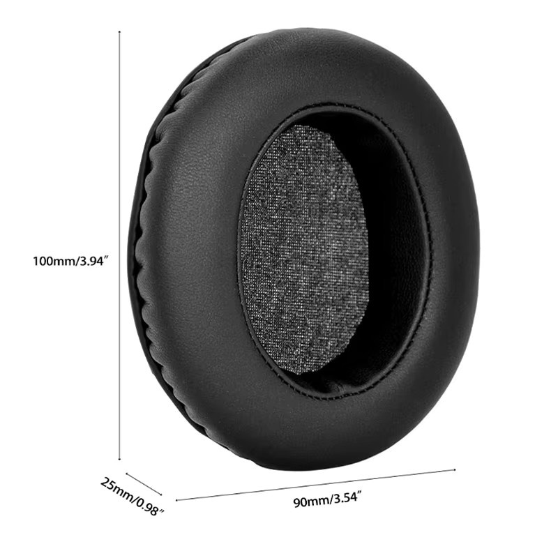 2 Stück Corsair HS35 HS40 Ersatz-Ohrpolster mit weicher Schwammabdeckung in Schwarz - Bild 3