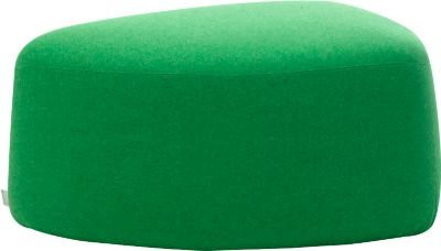 Leyform GOGO Pouf Polstermöbel, oval, grün, B: 98 cm, T: 91 cm, H: 44 cm - Bild 1