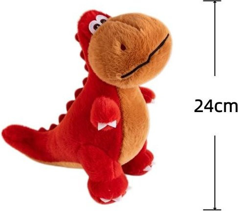 Yiran Health & Beauty Dinosaurier Plüschtiere, Stoffpuppen, Rot - Bild 1