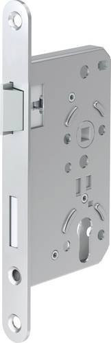 BASI Einsteck-Feuerschutz-Türschloss ES 981 mit Panikfunktion und PZW-Lochung in Silber, DIN Links - Bild 1