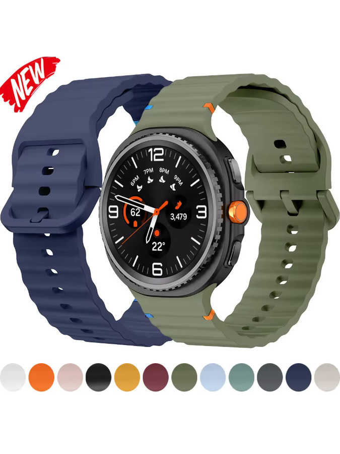 CAOWTAN Uhrenarmband Silikon, Samsung Galaxy Watch 8 Classic, Unisex - Bild 4