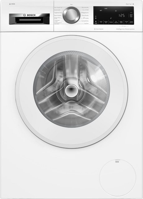 Bosch Serie 6 WGG254F1E Stand-Waschmaschine mit Frontlader, Weiss, 10 kg Fassungsvermögen, Aquastop und Auto-Dosing - Bild 1
