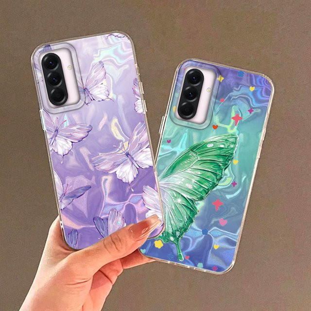 FunYudas Handyhülle mit Schmetterlings-Druck und Farbverlauf für Samsung Galaxy Modelle in Multicolour - Bild 1