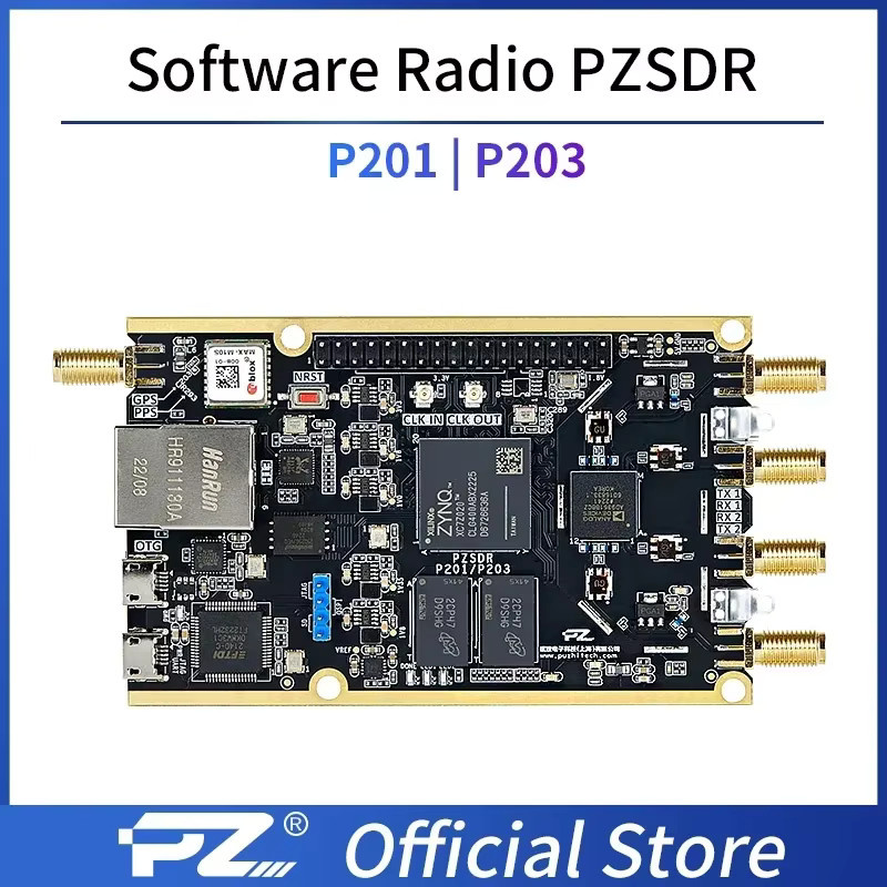 PuZhi P201 P203 SDR Entwicklungsboard ZYNQ7020 AD9361 Pluto Openwifi AD9363 Hackrf One kompatibel in Schwarz - Bild 2