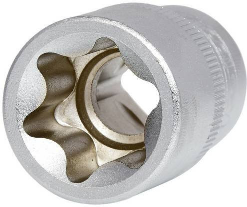 KS Tools TX-E-Stecknuss E24 1/2 Zoll in Silber aus Chrom-Vanadium - Bild 1