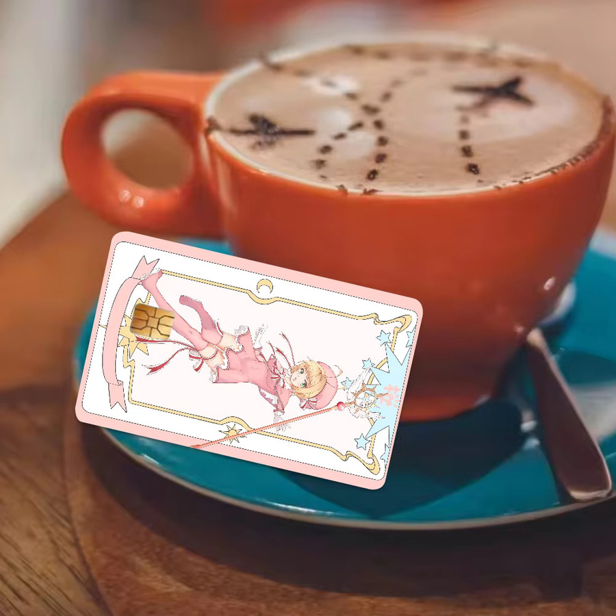 Card Captor Sakura, Anime-Bank-Kreditkarten, Buspass-Aufkleber, Set - Bild 5