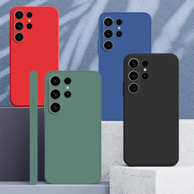 Samsung Galaxy S26 Ultra S26 Plus S26 FE Schutzhülle aus Flüssigsilikon in Blau - Bild 1