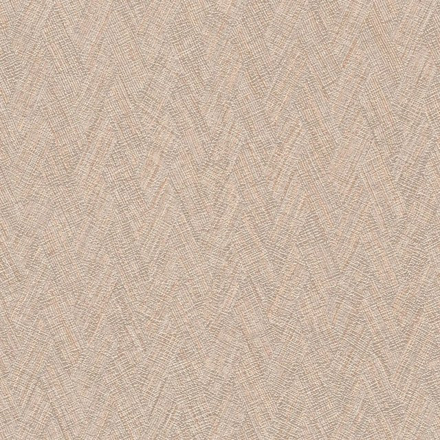 PROFHOME Struktur Tapete 790921-GU mit gestreiftem Muster in Braun, Beige und Orange, Vlies, matt, Breite: 0,53 m, Länge: 10,05 m - Bild 1