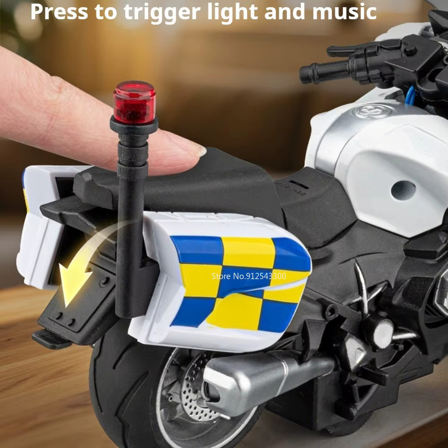 RMZ city R1250RT Polizeiauto-Modell, 1:14, mit Sound und Licht - Bild 1